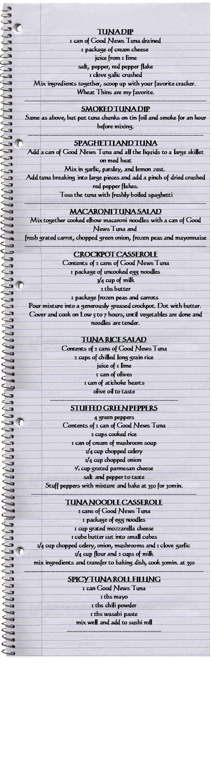 recipes